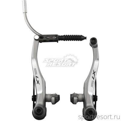 Тормоз Shimano LX BR-T670 передний (серебро)