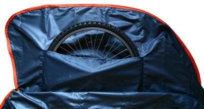 Чехол для велосипеда Veloangar №3 Черный с красными элементами V3-black-red