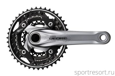 Система Shimano Deore FC-M612 10ск (40/30/22T, 175mm, серебро)