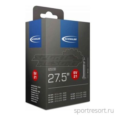 Велокамера Schwalbe 27.5x1.5-2.4 (40/62-584) F/V-40mm SV21