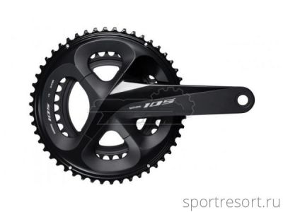 Система Shimano 105 FC-R7000 11ск (52/36T, 175mm, черная)