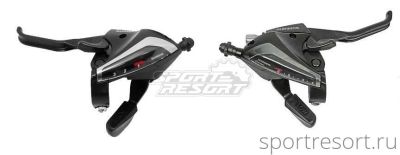 Ручки Dual Control Shimano Altus/Acera ST-EF60 (3х7ск, черные)