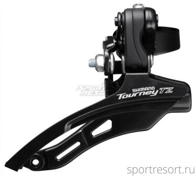 Переключатель передний Shimano Tourney FD-TZ500 (3х6/7ск, нижняя тяга, 31.8мм, без упак.)