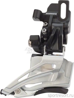 Переключатель передний Shimano Deore FD-M618-D (2х10ск, Direct Mount, универсальная тяга)