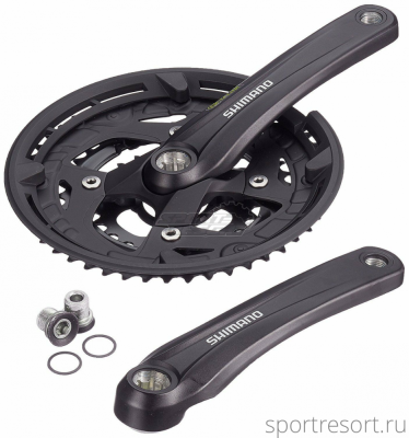 Система Shimano Alivio FC-T4010 3x9ск (48/36/26T, 175mm, защита)