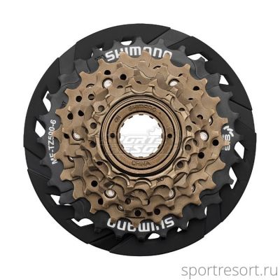 Трещотка Shimano MF-TZ500 (6ск, 14-28Т, защита) без упак.