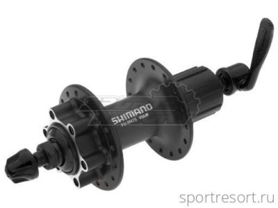 Втулка задняя Shimano Alivio FH-M475 (32H, черная) лого Shimano