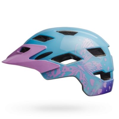 Велошлем Bell SIDETRACK YOUTH Gloss Lilac Flutter (50-57 см) BE7088992